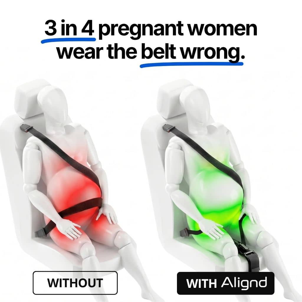 Alignd Pregnancy Seatbelt Adjuster